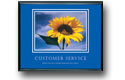 Customer Service Poster Framed